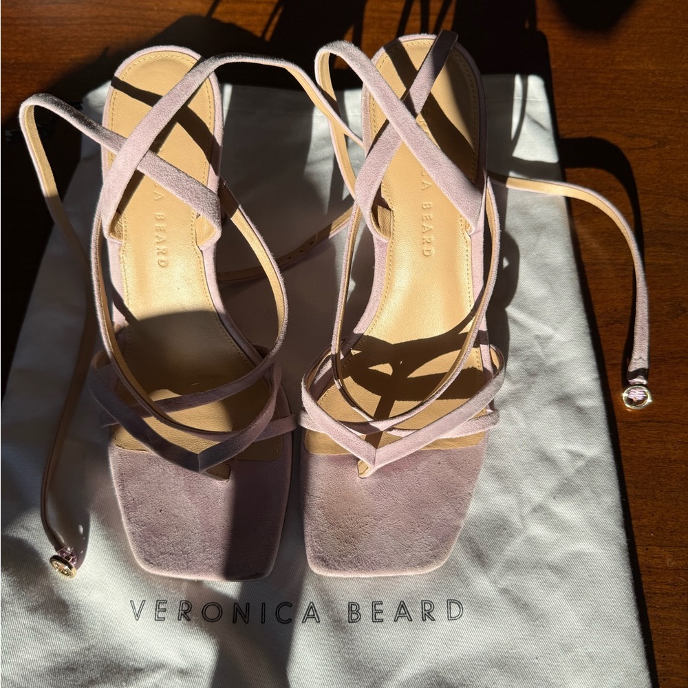 Veronica Beard Women's Light Pink Strappy Heels